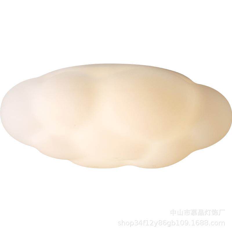 云朵灯奶油风卧室吸顶灯护眼儿童房灯玄关过道灯网红服装店铺灯饰