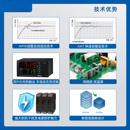 YUDIAN高精度温控器智能控制器AI-716/708/733/808/719P