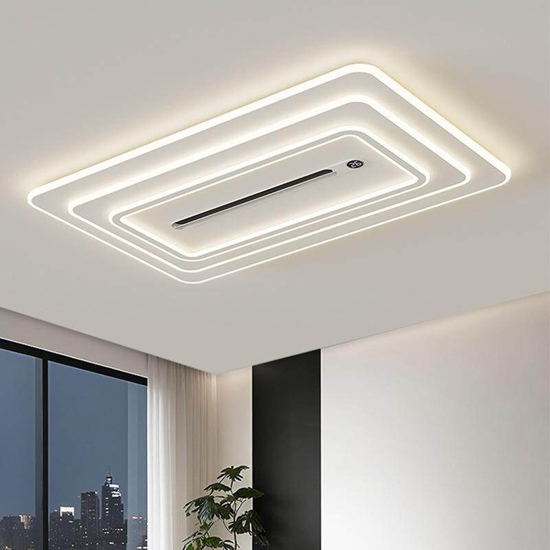 2025新款负离子显示无叶风扇灯客厅卧室餐厅现代简约空气进化吸顶