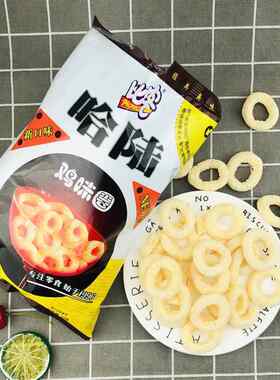 比客亲亲哈陆鸡味圈零时80后小卖部经怀旧零食休闲块膨化散装吃货