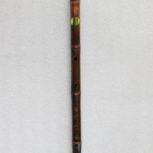 正品十产年代库存老料八子全调紫竹横笛福建三年开裂包换一支笛价