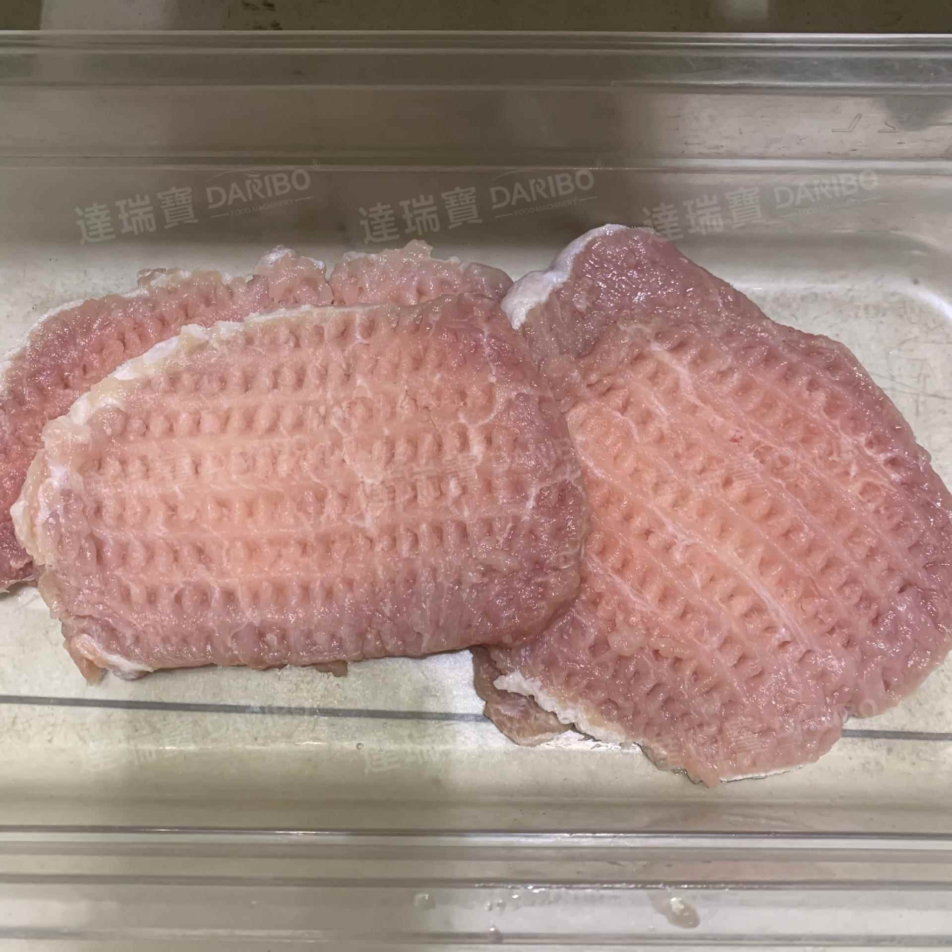 W猪扒嫩化机猪排切断筋膜机 驴肉断筋机断纤维机器肉扒加工压片机