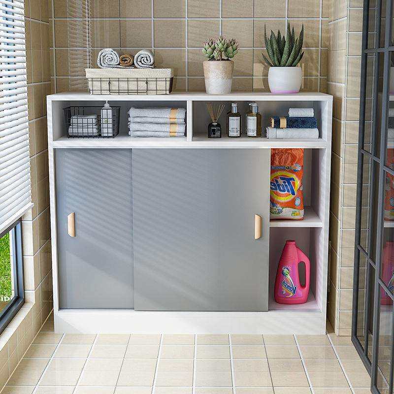 移门阳台柜飘窗柜储物柜地柜推拉门矮柜收纳置物柜餐边柜外贸