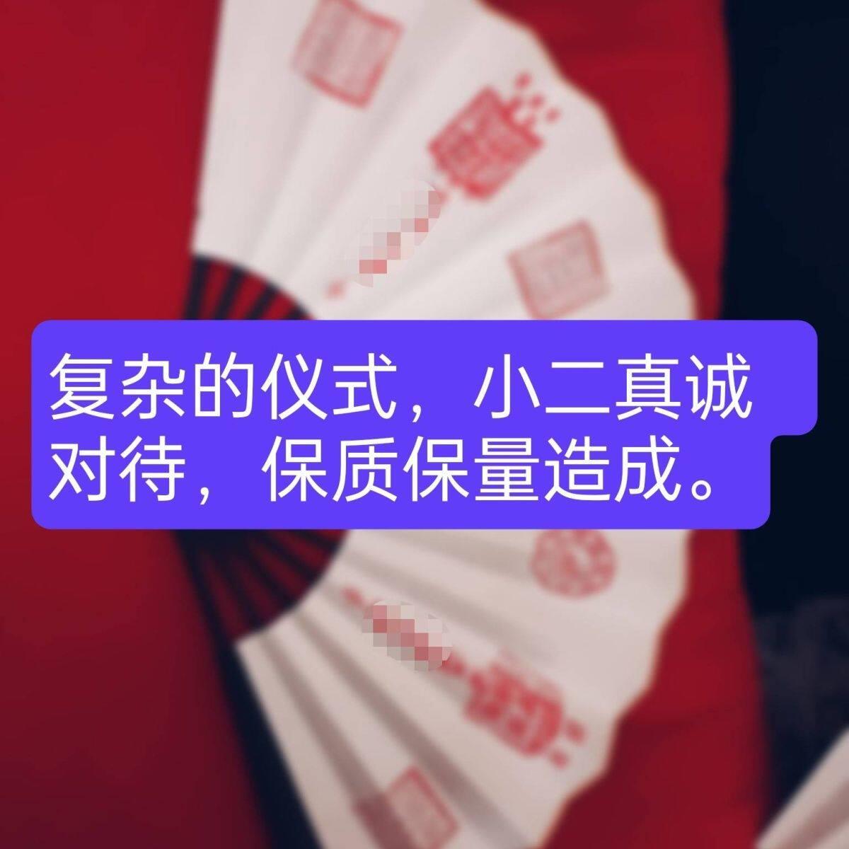 古风道系折扇纯手写定制中国风国风手工龙虎山高档传承现绘双面