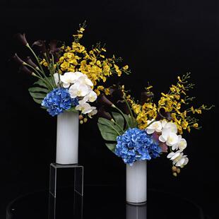 淘花岛跳舞兰假花彷真花束摆设绣球客厅桌面装饰花卉摆件花瓶插花