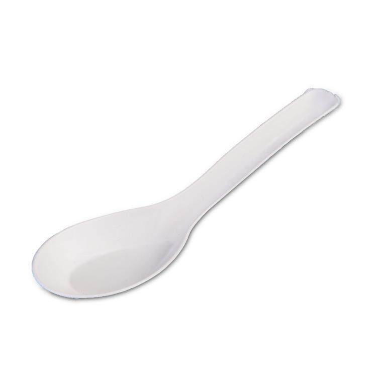 厂家一次性勺子2000个/套12cm中国式勺玉米淀粉可降解餐具