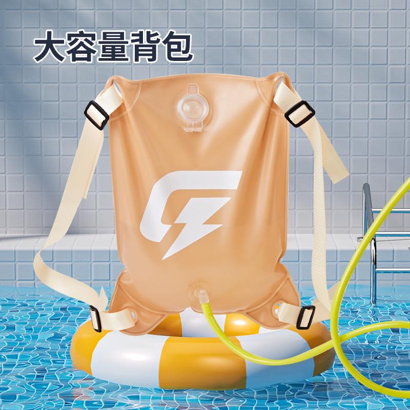 电动水枪儿童玩具喷水连发背包大容量网红自动吸水高压力手枪玩具
