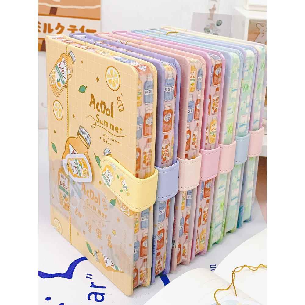 手帐本高颜值学生笔记本本子网红手账本日记本精致高级少女可爱风