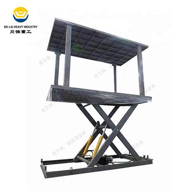 双层剪叉停车升降平台家用隐藏停车位举升机立体车库汽车升降机