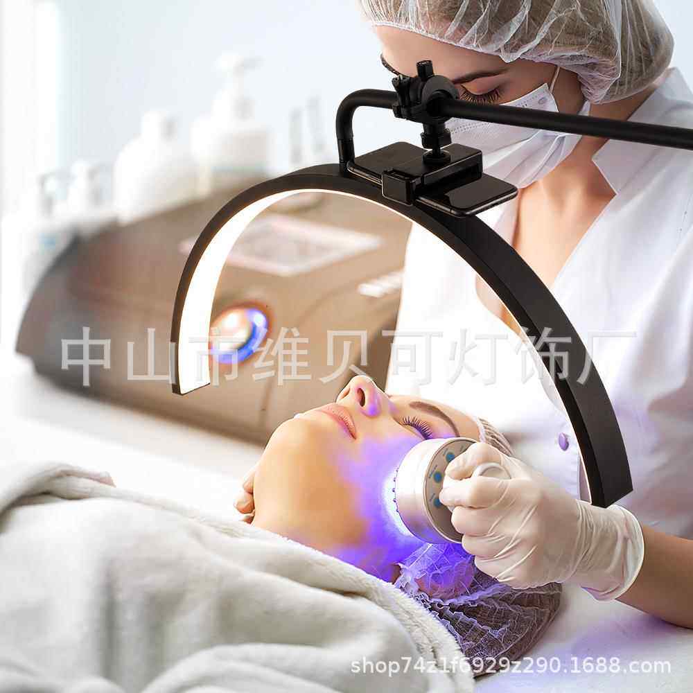 半月灯24寸美容补光钻石美甲美睫毛纹绣U型美容灯