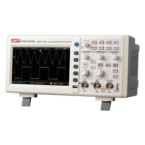 达万UTD2102CEX数字存储示波器100M带宽 1G采样率双通道