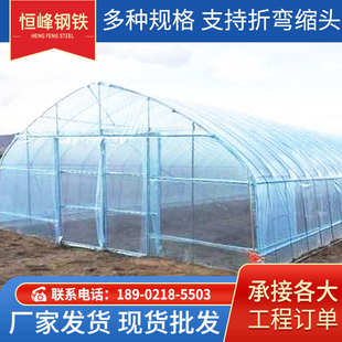 q235b温室大棚管 蔬菜大棚管厂家批发 包塑大棚管 折弯畜牧大棚