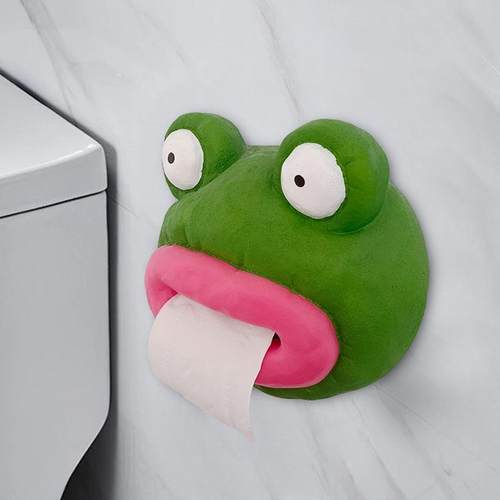 大嘴青蛙厅纸巾JZC盒托盘卫生间厕所客挂式抽打纸免孔壁纸挂式抽