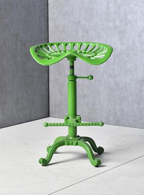 厂热销工风家具创椅意拖ST7-M家拉机铸铁座椅商用升降酒吧业铁艺