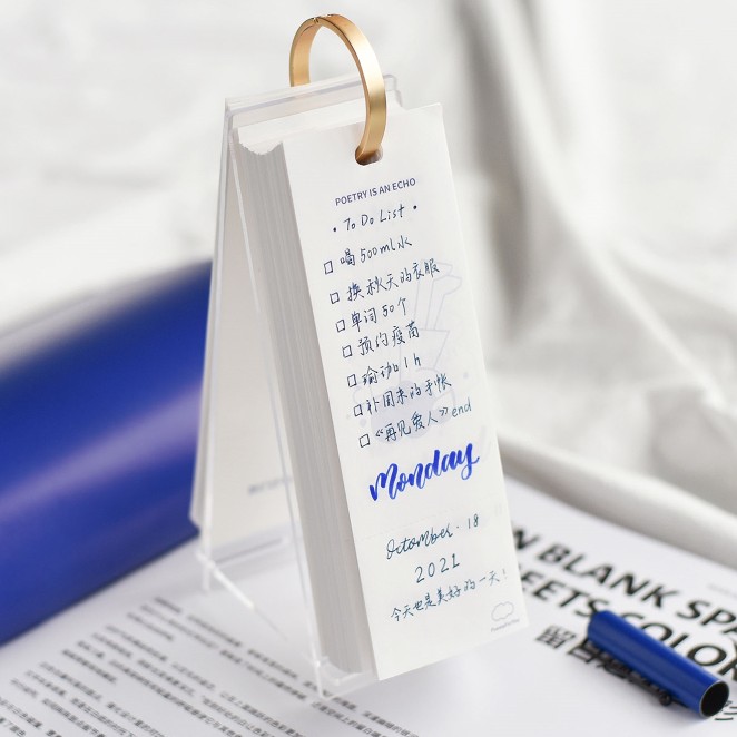 PoemsForYou为你写诗2023小日历诗歌台历空白diy日历生日礼物开学