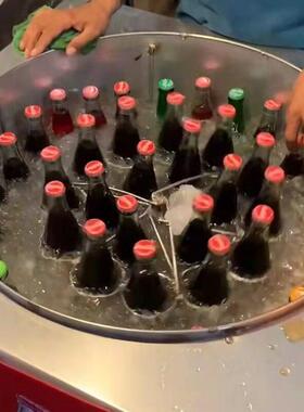 泰国网红可乐摇摇冰碎冰机创业摆摊冰沙杯冷饮机不锈钢摆摊车商用