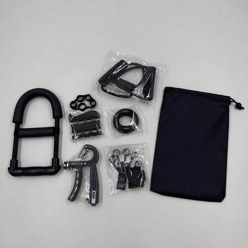 7-Piece Hand Grip Trainer Set 10-100KG Adjustable Resistance