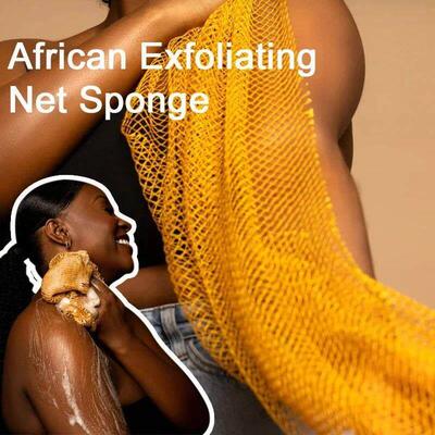 ? African Bath Scrubber Exfoliating Net Bathing Sponge Rub