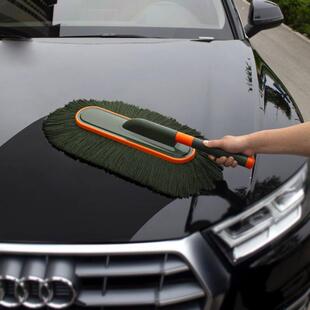 汽车擦车把除拖尘掸子车用扫雪刷子车扫灰尘子蜡911刷掸蜡拖