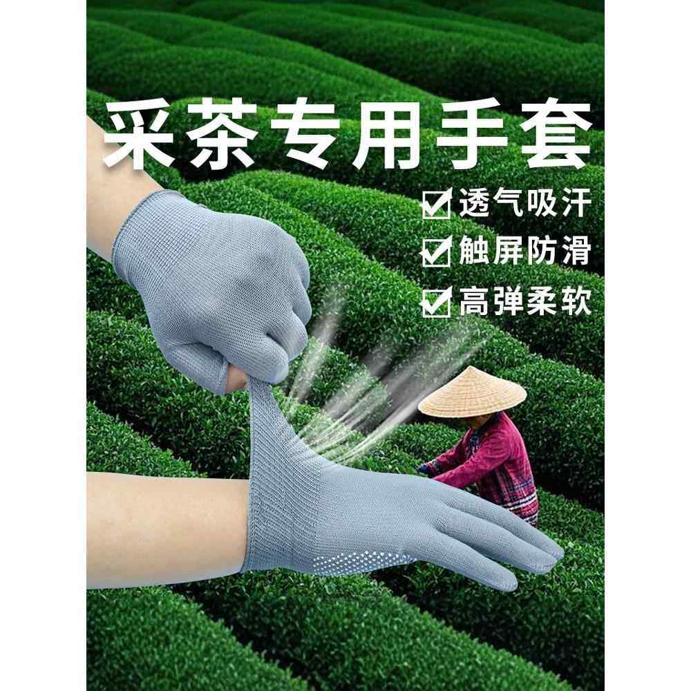 采茶专用手套防滑耐磨点胶防晒透气舒适钓鱼露两指男女通用手套,居家日用,防护手套,淘宝优惠券,粉丝福利购,淘宝优惠卷