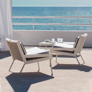 户外藤编沙外发室花园BEF防水晒休闲家具防组合庭院宿露台实木民