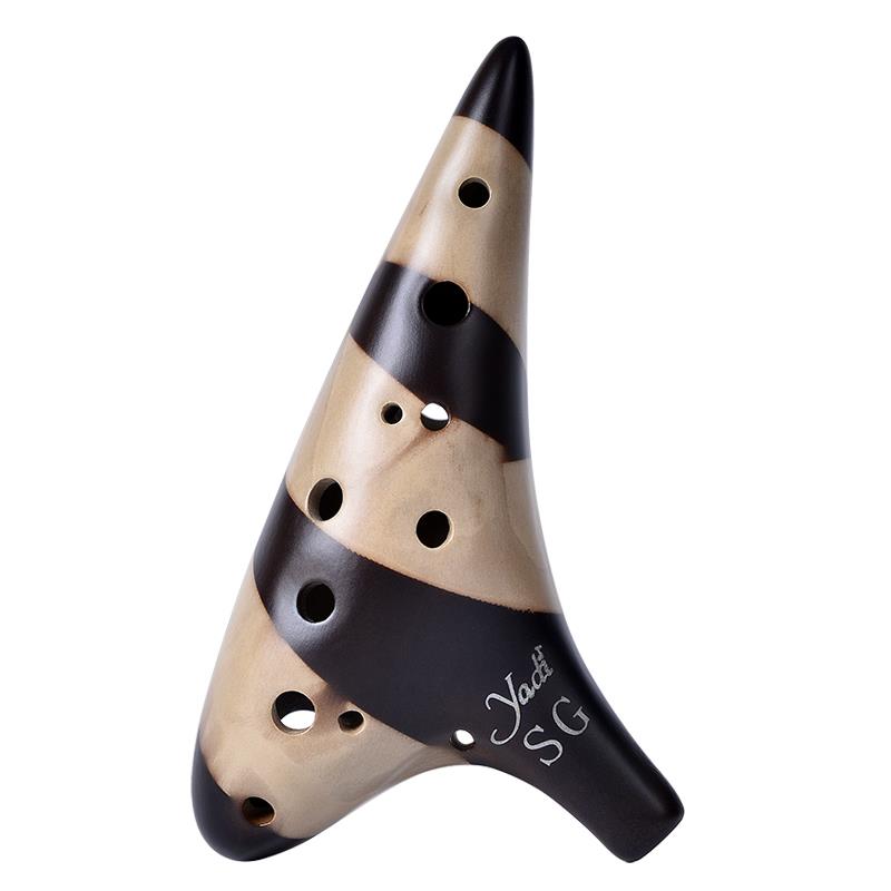 高档雅的陶S笛1孔素G调烧专业演奏级十二孔低音yad2i乐器