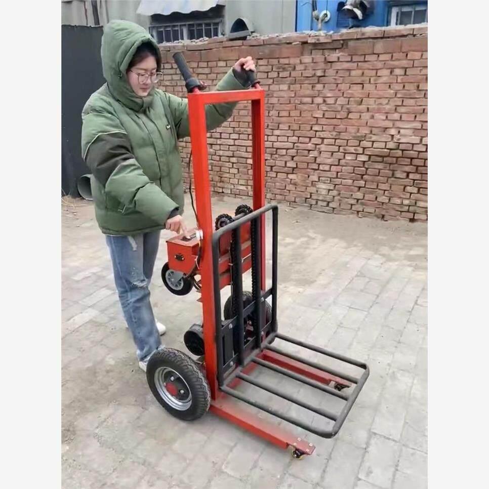 新型全电动虎式升降车,便携式农用车,工地仓库升降液压小车