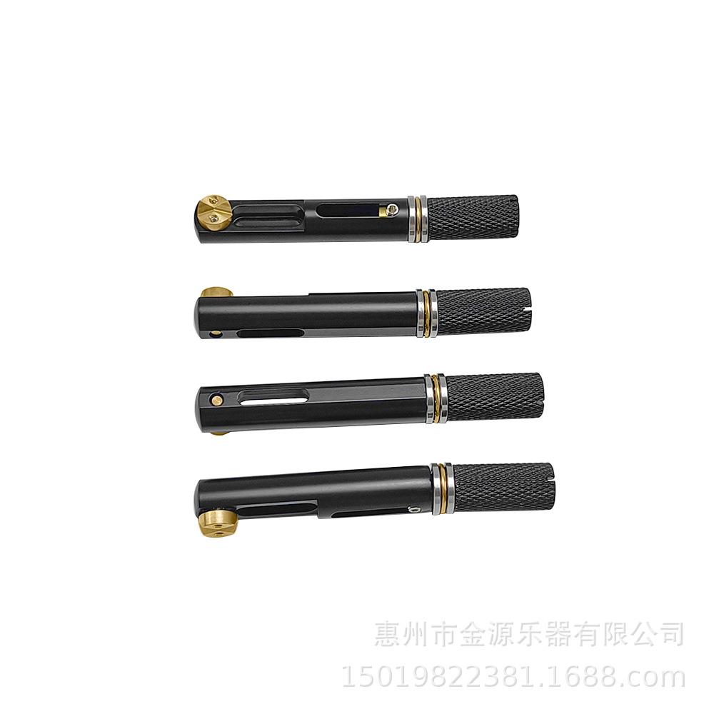 电吉他贝司配件 无头琴5/6弦黑铜琴桥 单支圆棒琴桥 乐器配件