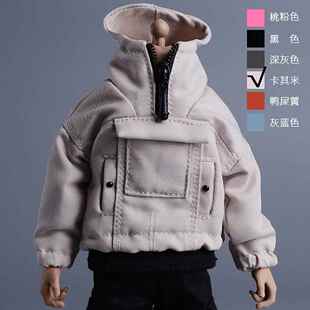 12分阿巳3.0娃衣bjd修罗丸素体工装冲锋衣北冥少年感卫衣夹克外套