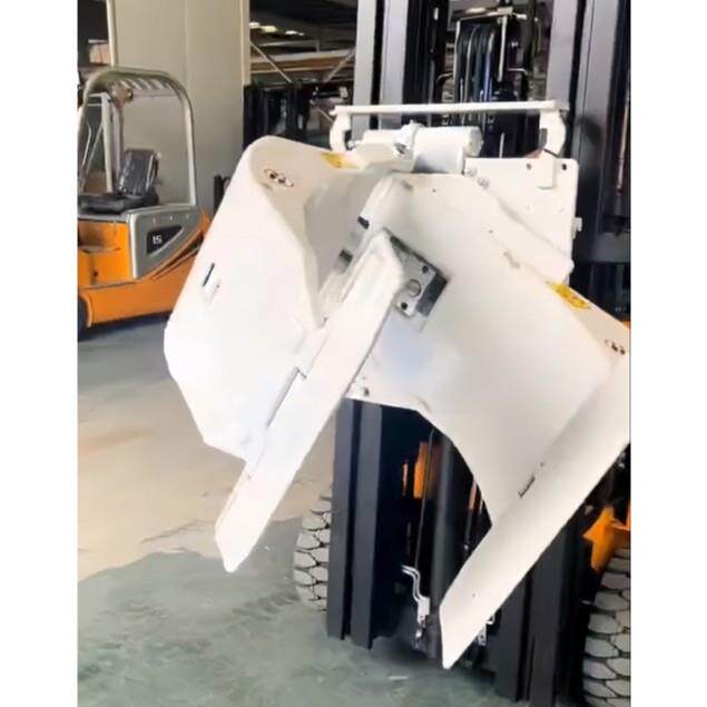 普尔夫纸卷夹抱铲叉车抱夹旋转叉车属具叉车属具双臂动单臂动抱夹