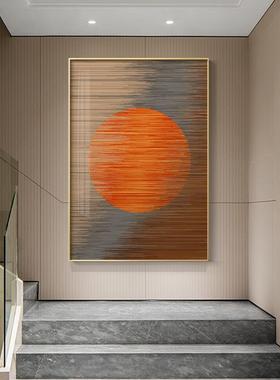 影卧现代简约QX202111客厅装饰抽象轻奢大幅沙发倒落画地画酒店室