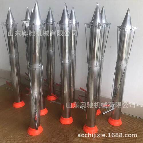 销售移栽机手动不锈钢栽苗器西红柿油菜移栽器