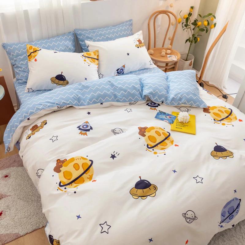 卡通印花纯棉床品婴儿全棉面料斜纹棉布布头儿童宝宝床单布料