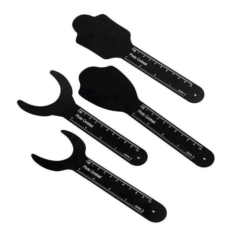 6Pcs/Set Dentist Dental Photo Contrast Black Background Boar