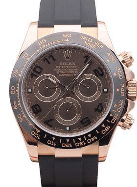 [9.8新]劳力士宇宙计型迪通拿18K玫瑰金40mm自动机械男表116515