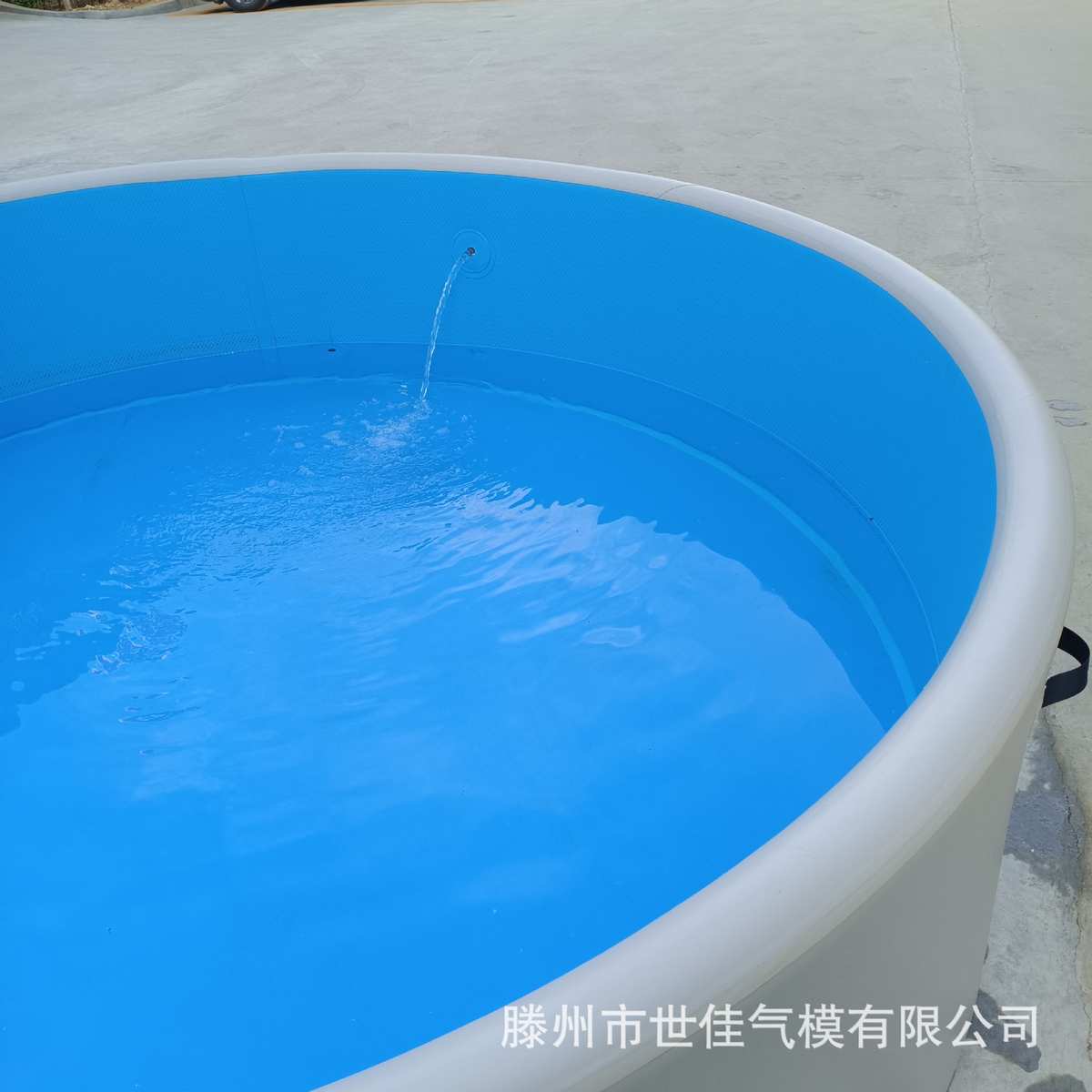 定制充气水池拉丝游泳池家用室外大型折叠水池加厚PVC泳池
