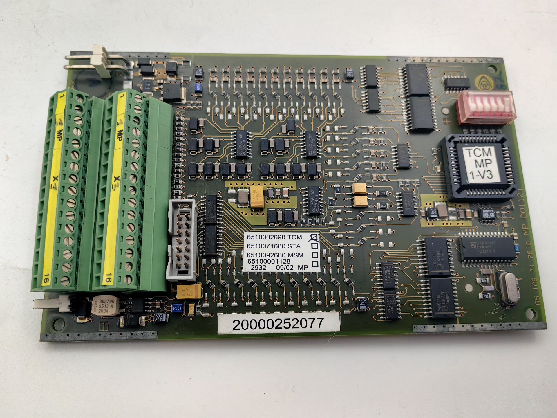 蒂森电梯MP群控板TCMMP1-V3 G-241A 6510