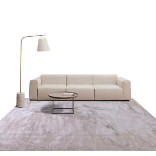 克兰极意现代式客厅简地毯侘风简约茶几毯提素色客厅卡寂地毯家用