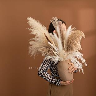 干 干燥花花束陶瓷花瓶花艺套餐 样板间卧室餐桌面软装餐桌花艺装