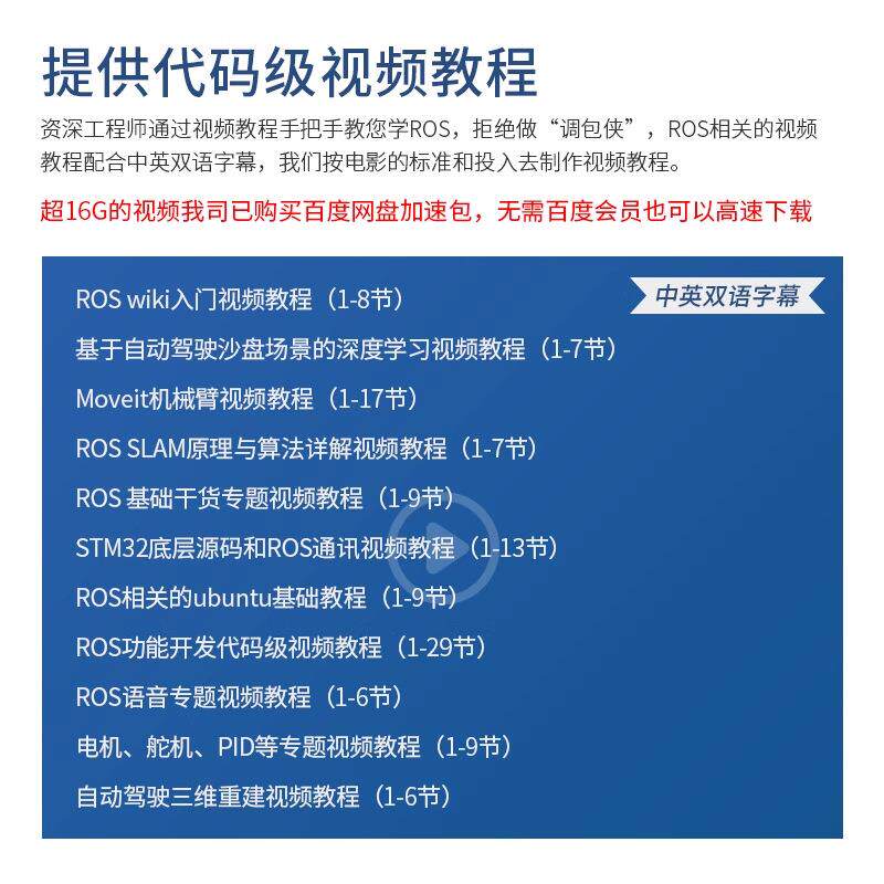 STM32智能小车阿克曼底盘麦轮全向轮机械GMR臂编码器ROS电控底盘