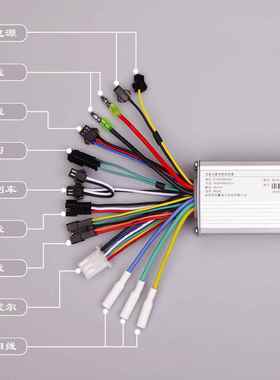 24V36V仪4V250W350W自行车山车锂电地无刷控MLF8制器竖屏LCD表套