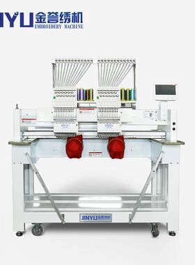 JINYU/金誉绣机商用电脑帽绣机双成衣绣花机缝纫绣花机平绣机