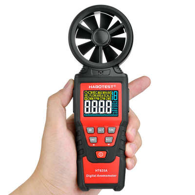 高精度店热敏风速仪ht625a手持式风向工厂风力测风量计式habotest