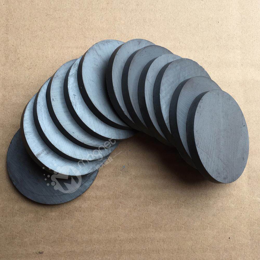 D50*3品质工厂黑色强力圆形磁铁吸塑塑料磁铁礼品盒磁钢