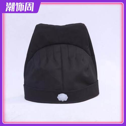 古装汉服帽子软幞头帽唐制圆领袍飞鱼服帽子儿童成人李白诗人帽子