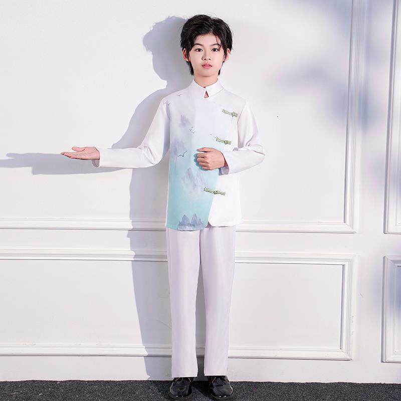 正品儿国服风主持人演出美拉德薄款长童款礼女乐童古筝民类比赛表