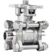 耐厂家平554供应三片式 高平台焊接球高台磨阀耐锈不锈钢球阀规格