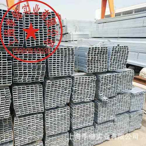 玻璃幕墙用热镀锌方管60*80*4.0 50*100*4.0一支起镀锌钢管