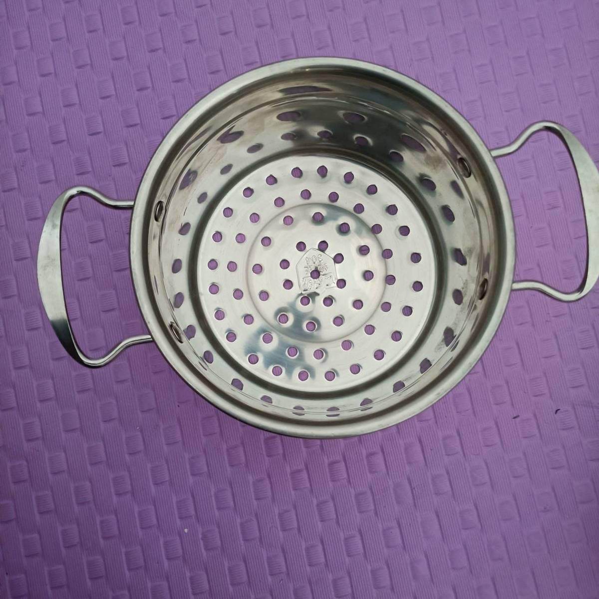 凉虾漏舀带尾巴家用不锈钢漏勺漏鱼工具漏瓢大孔疙瘩汤凉虾