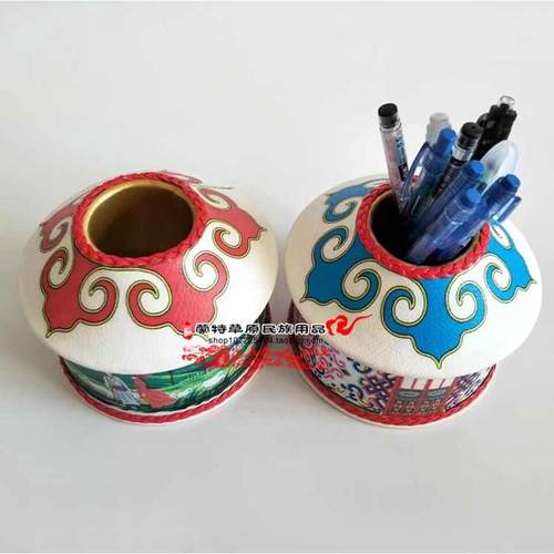 蒙古包笔筒内蒙古特色工艺品笔筒草原旅游纪念品3个包邮量大优惠